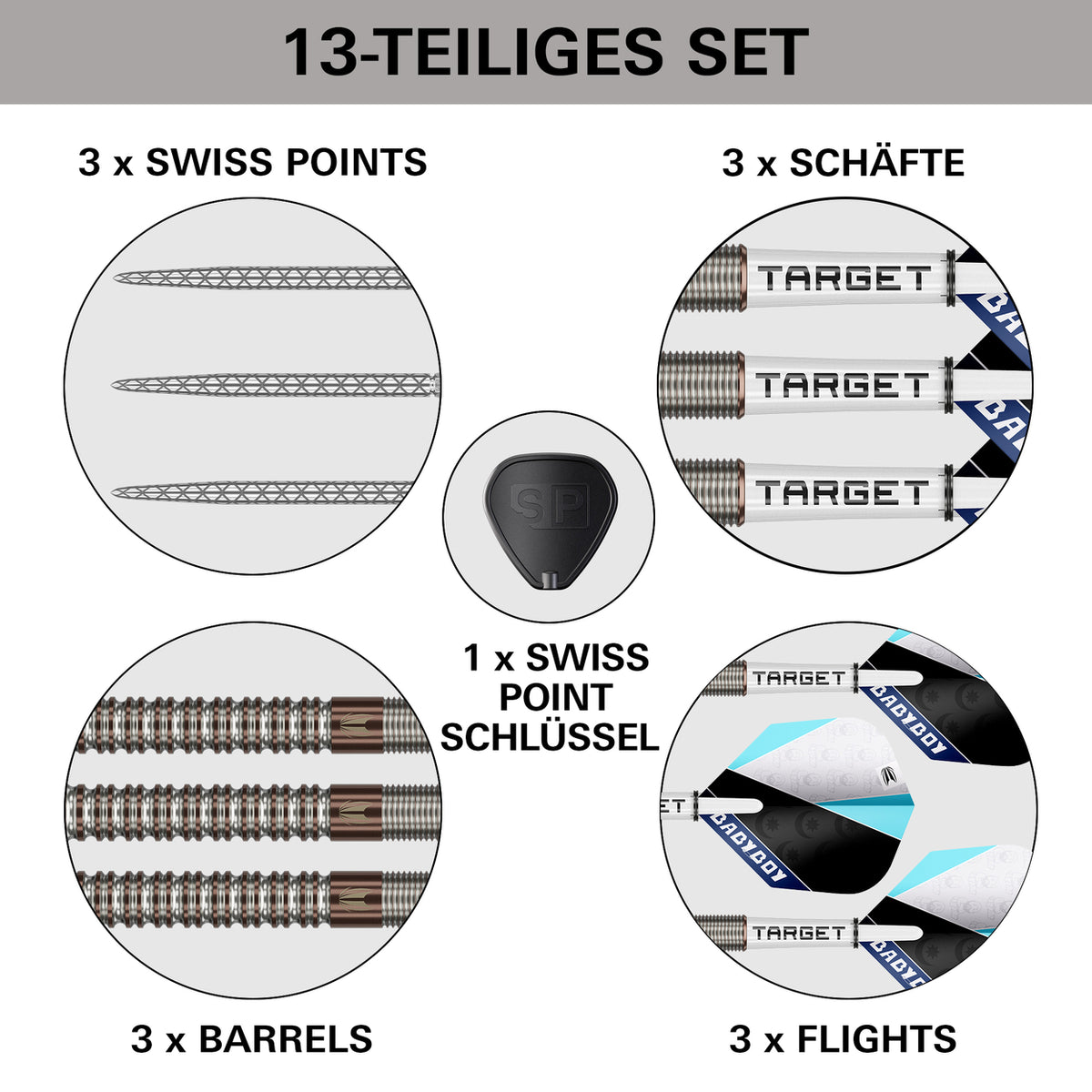 Target Adam Lipscombe Swiss Points Steeldarts - 25g