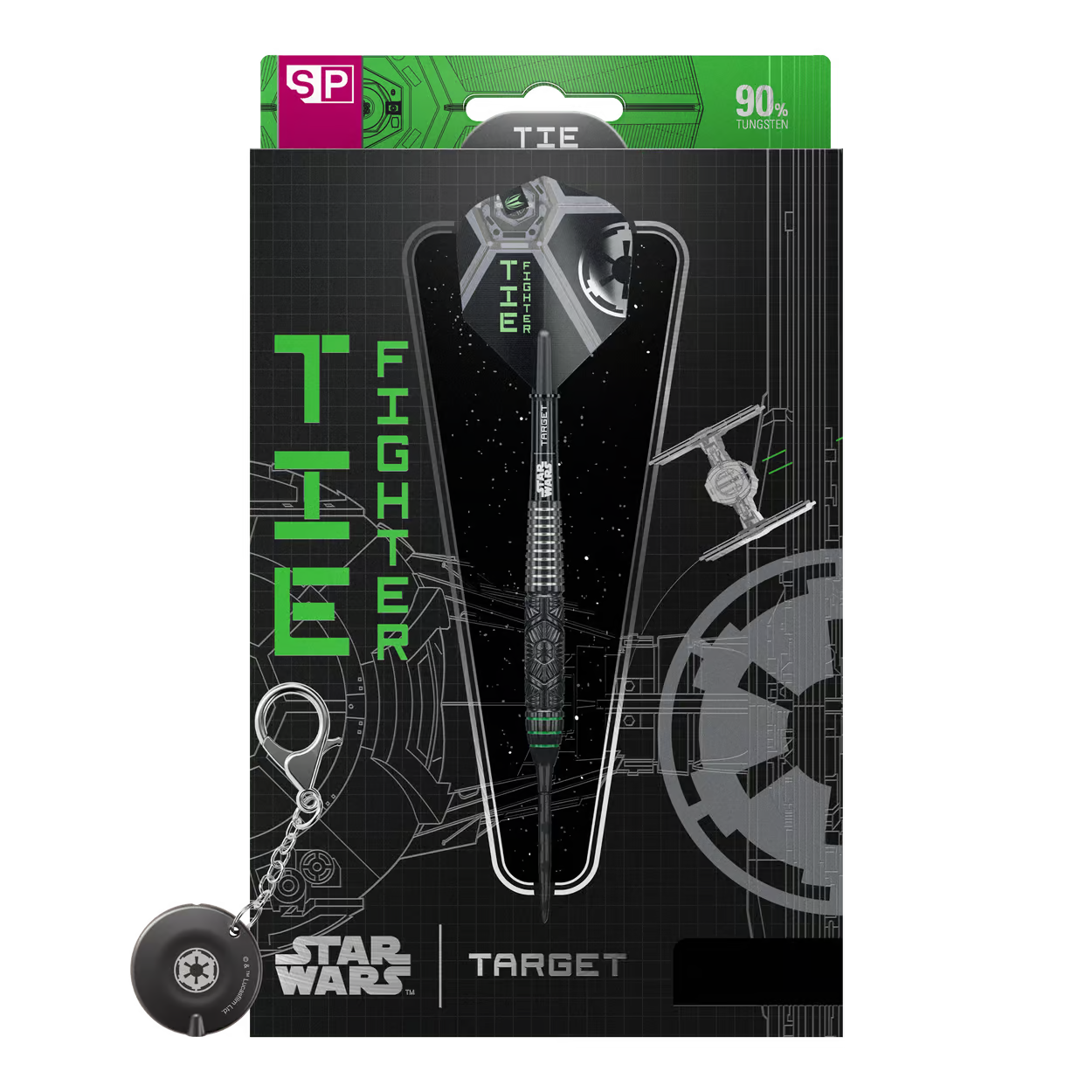 Star Wars / Target Target Star Wars Tie Fighter Swiss Point Steel Darts 23G