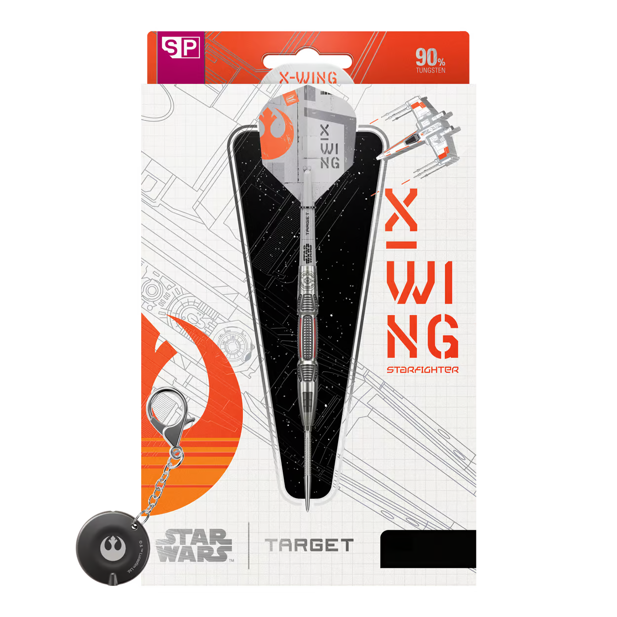 Star Wars / Target Target Star Wars X-Wing Swiss Point Steel Darts  (5.0) 24G