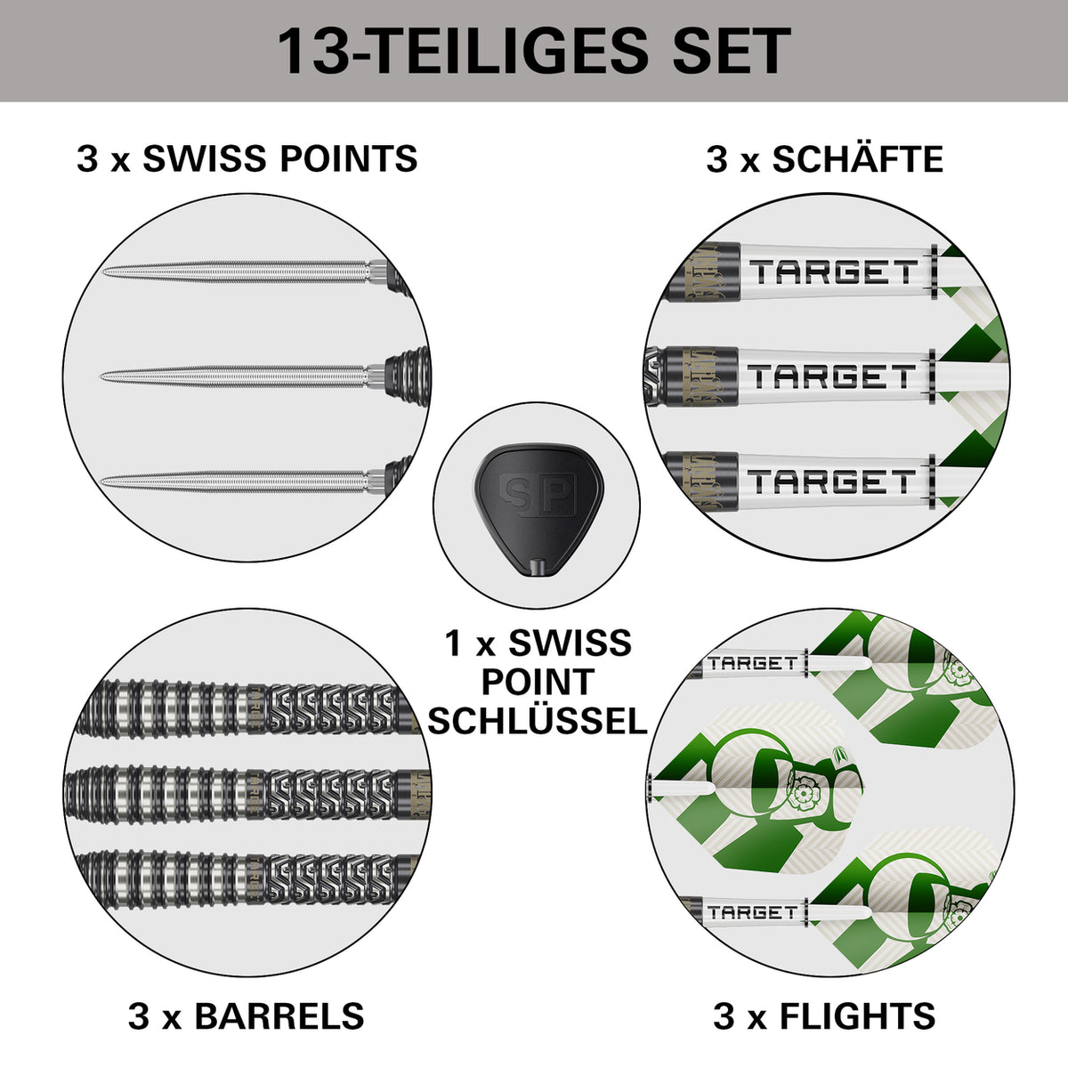 Target Charlie Manby Swiss Points Steeldarts 22G