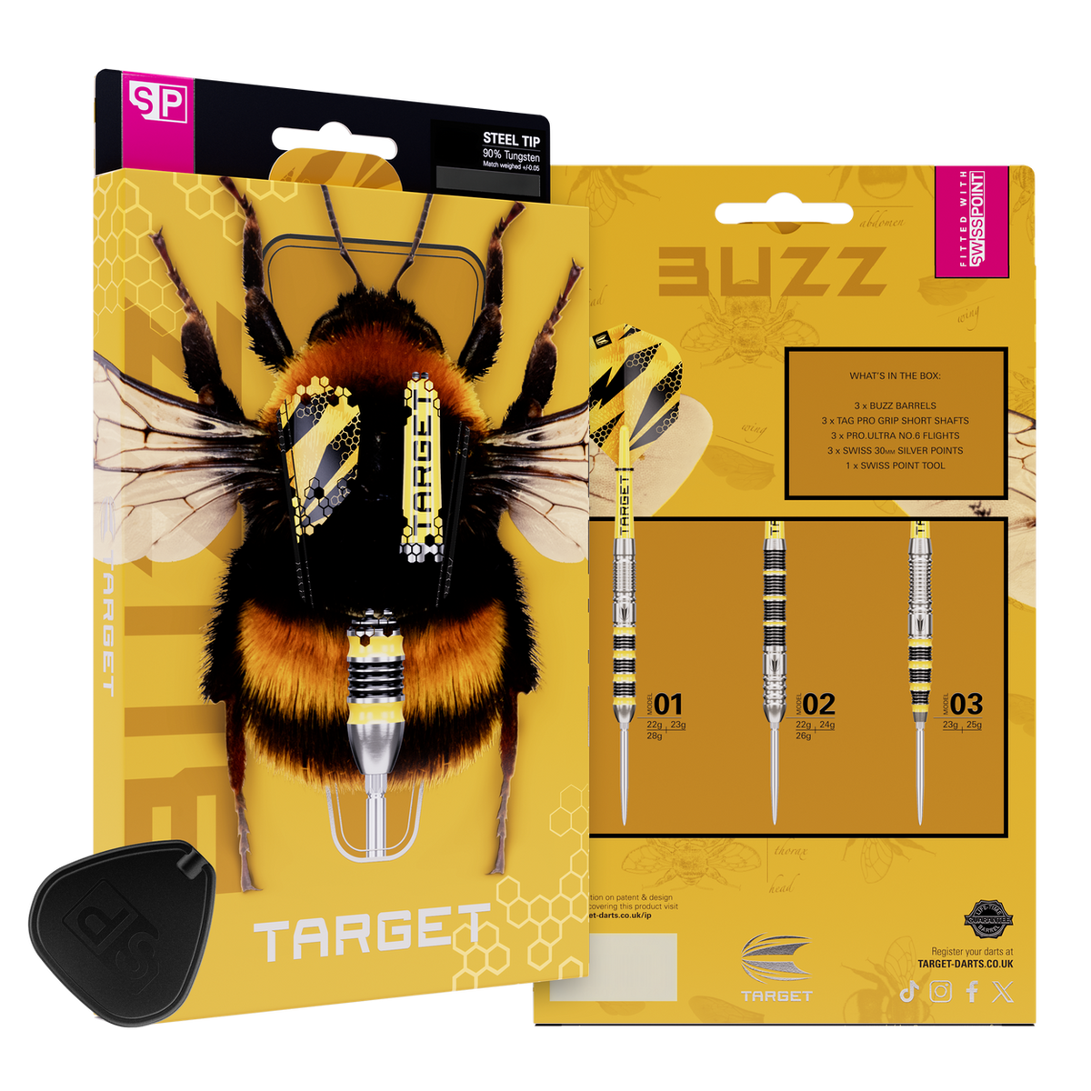 Target Buzz 02 Swiss Points Steeldarts 22G