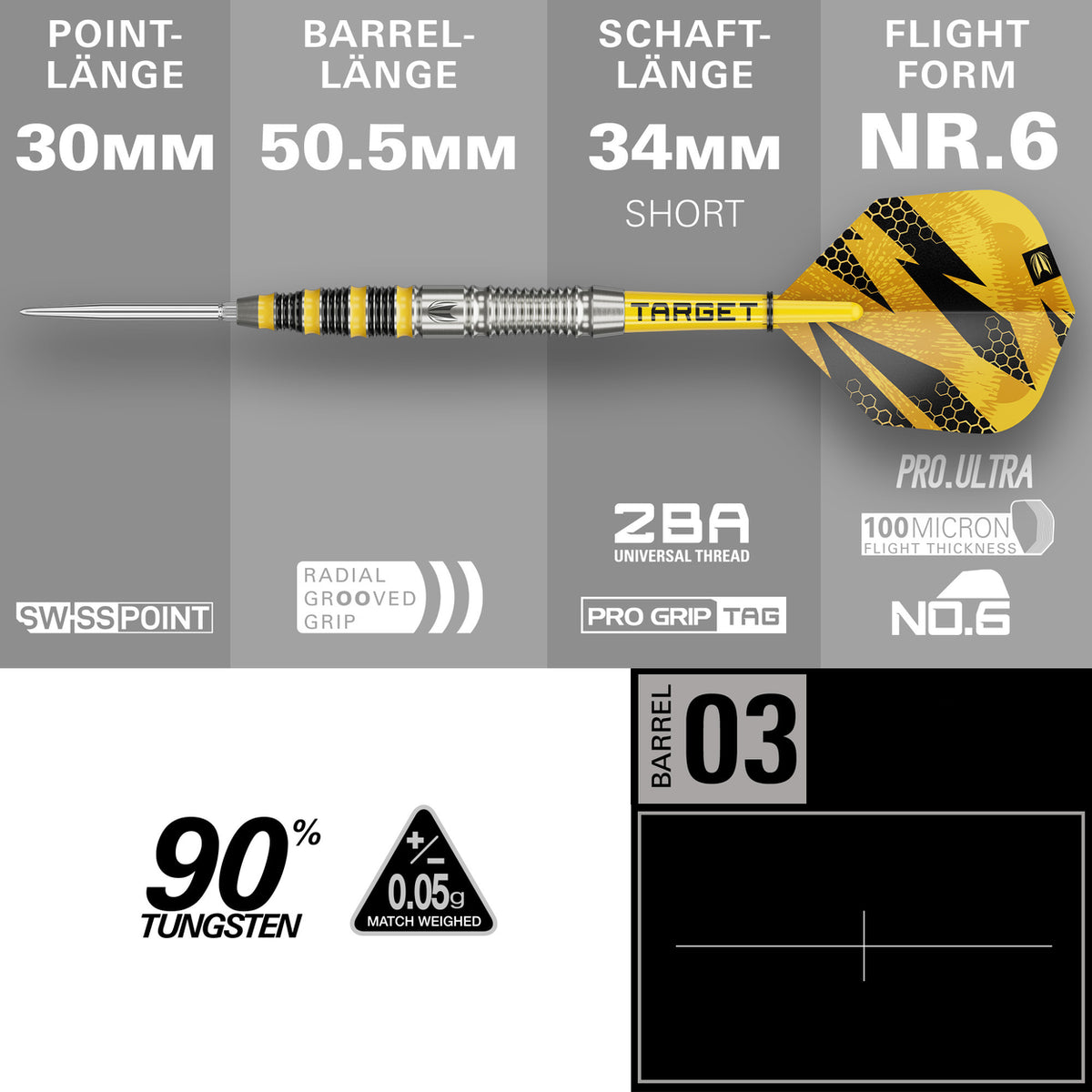 Target Buzz 03 Swiss Points Steeldarts 25G