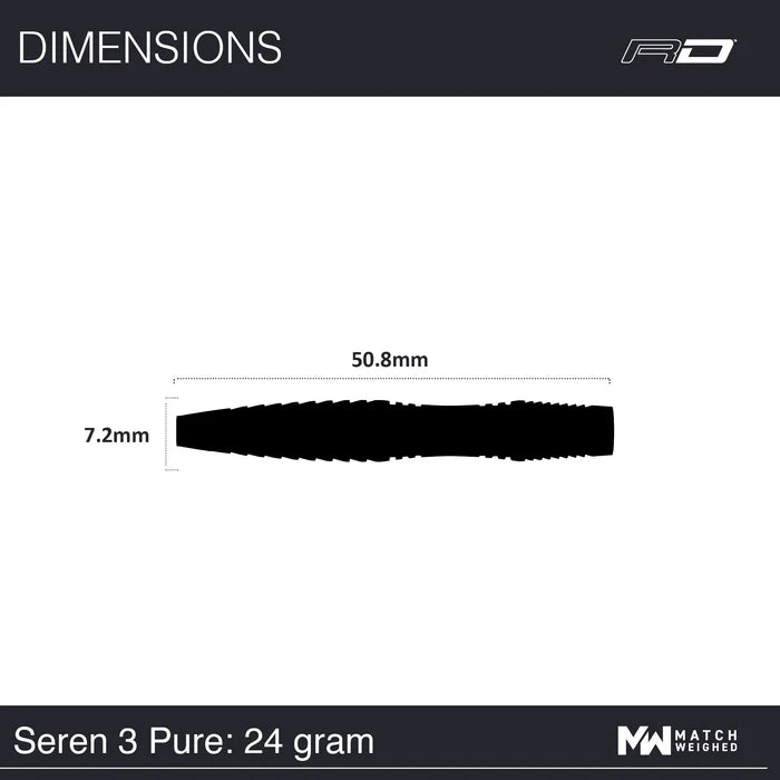 Red Dragon Darts Seren 3 Pure 24G