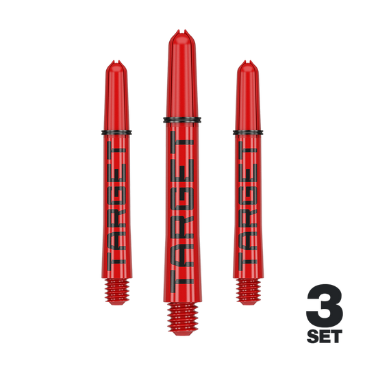 Target Pro Grip TAG Shafts - 3 Sets - Red 41MM
