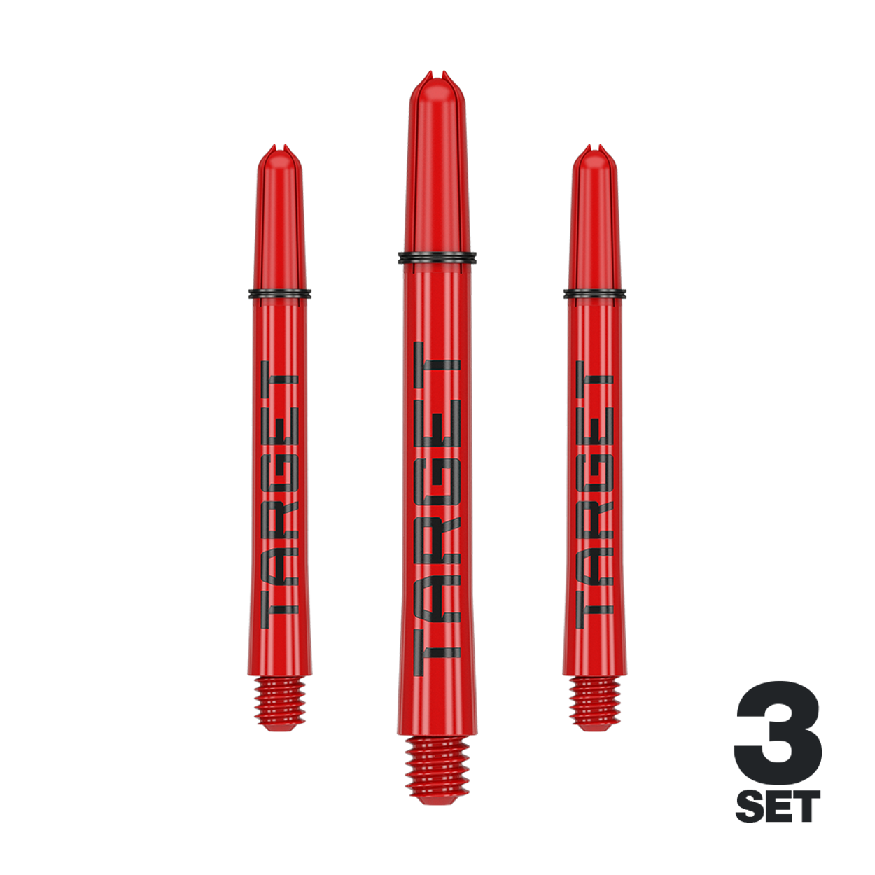 Target Pro Grip TAG Shafts - 3 Sets - Red 48MM