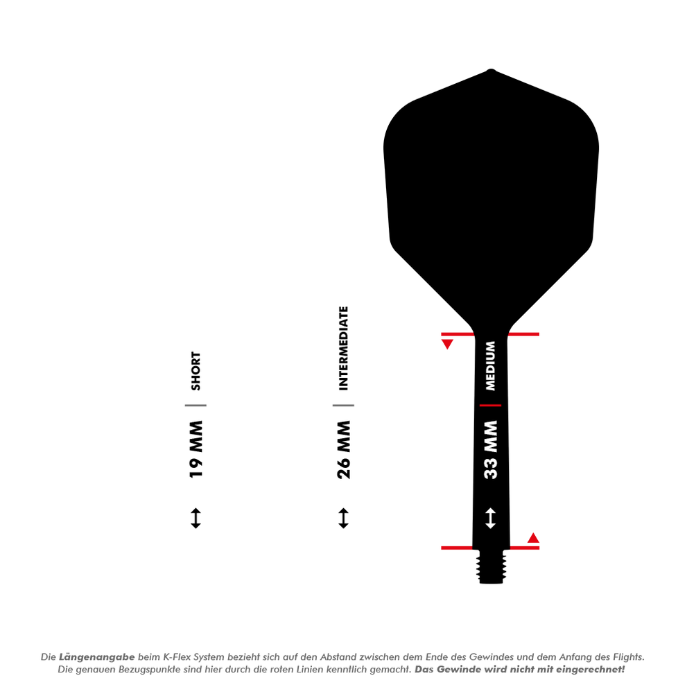 Target K-Flex No2 Standard Flight System - Clear 33M