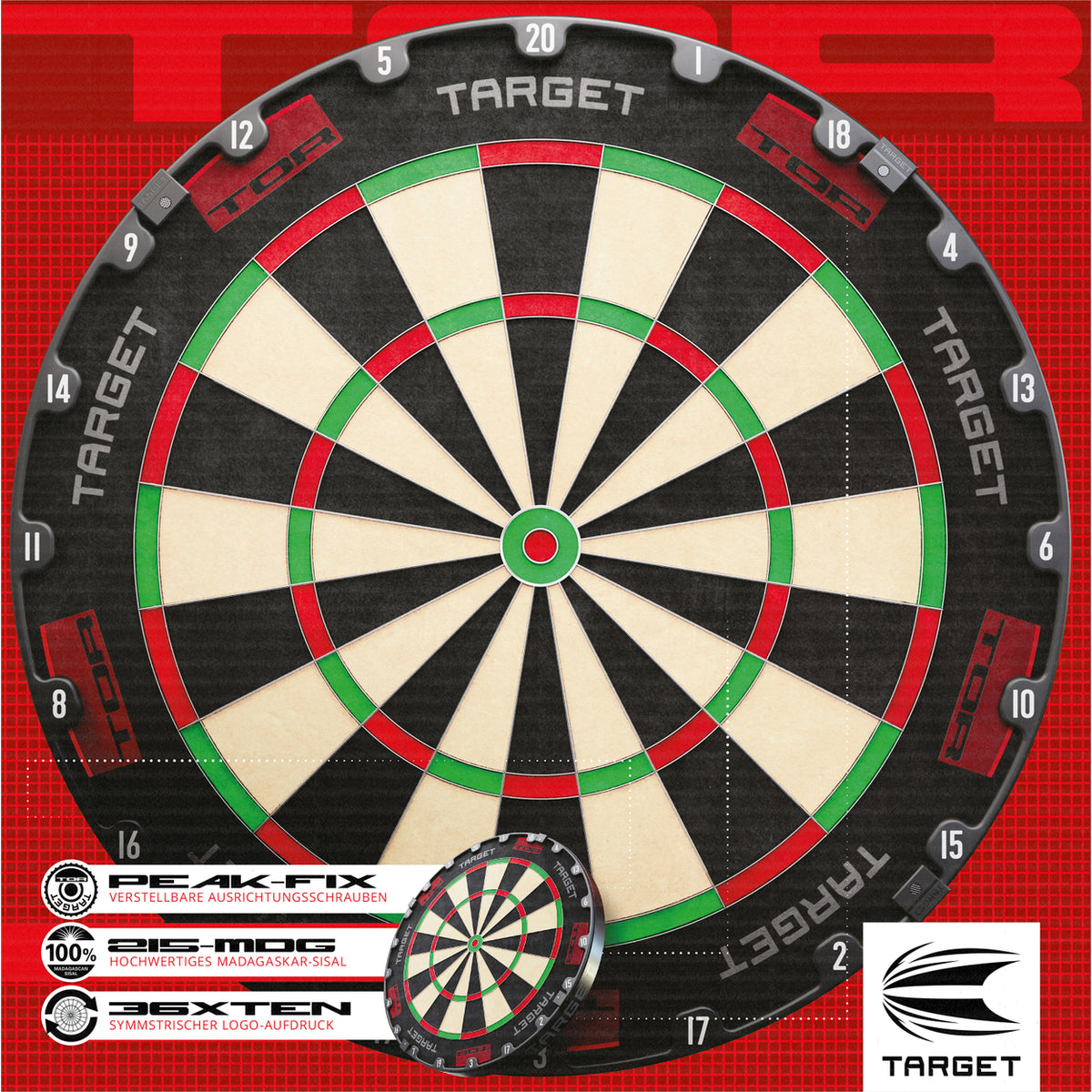 Target TOR Steel Dartboard