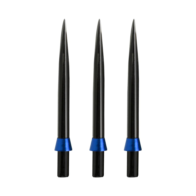 RED DRAGON SPECIALIST DART POINTS - BLACK STANDARD 32MM WITH BLUE TRIDENT