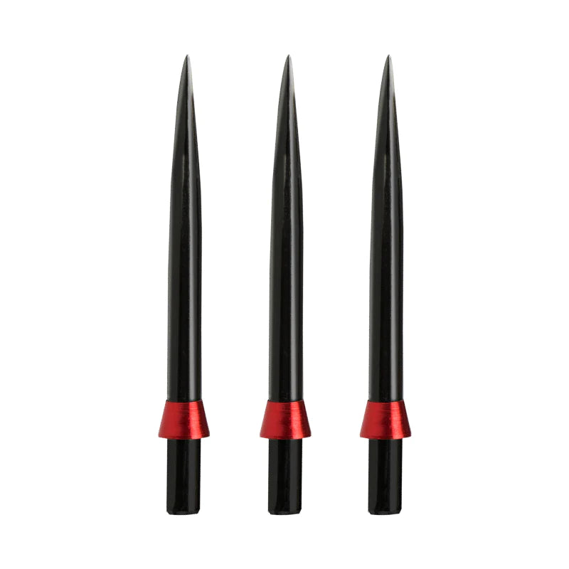 RED DRAGON SPECIALIST DART POINTS - BLACK STANDARD 32MM WITH RED TRIDENT