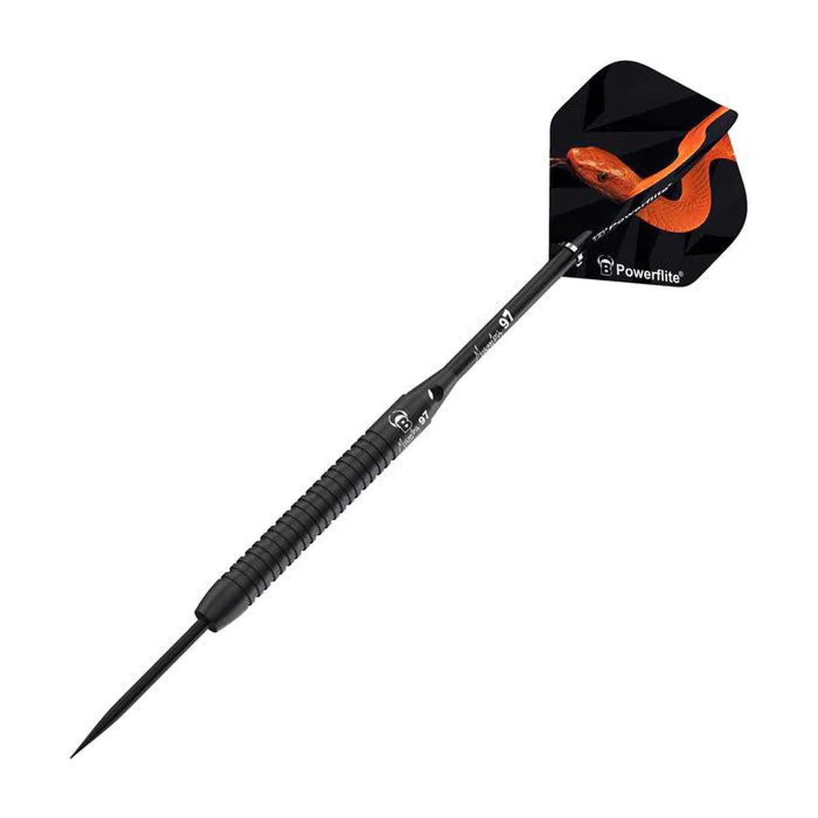 Bull's DE Mamba 97 M2 Black Titanium 97% Tungsten Steel Tip Darts 22g