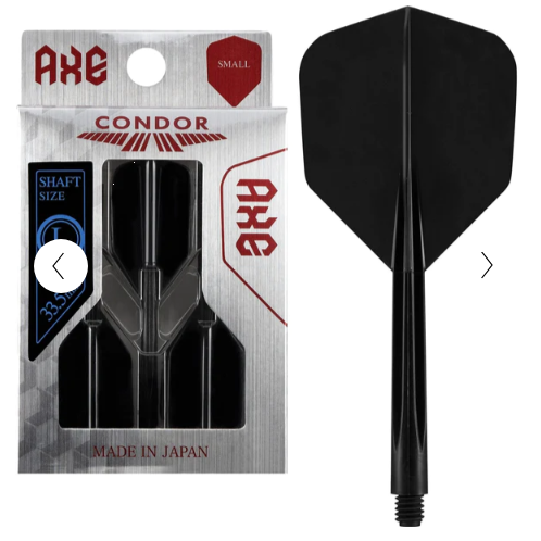 CONDOR-AXE-BLACK-LARGE STEM-SMALL FLIGHT