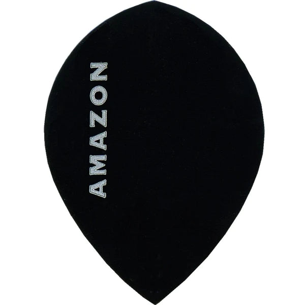 Amazon - Amazon Dart Flights - Pear Shape - 100 Micron BLACK