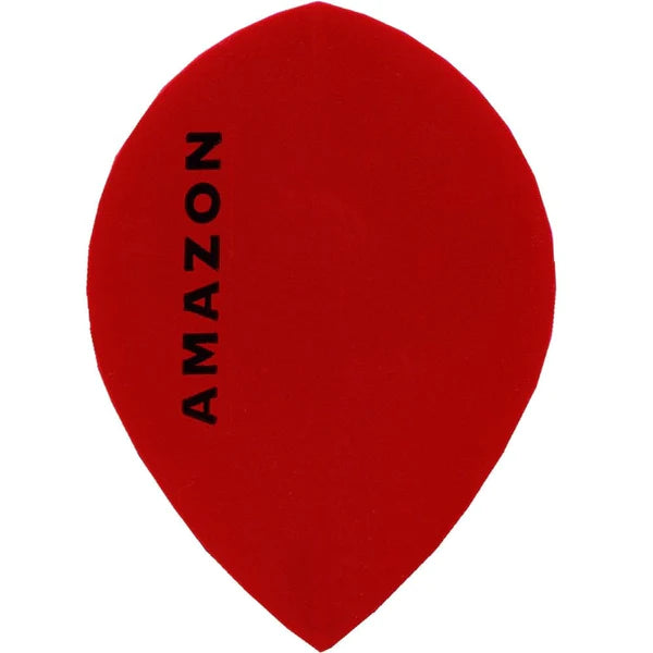 Amazon - Amazon Dart Flights - Pear Shape - 100 Micron RED