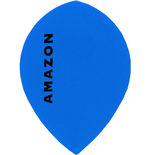 Amazon - Amazon Dart Flights - Pear Shape - 100 Micron BLUE