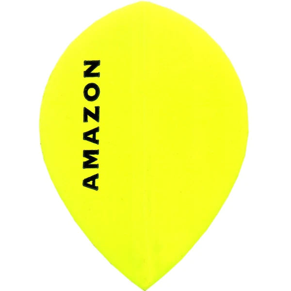 Amazon - Amazon Dart Flights - Pear Shape - 100 Micron YELLOW