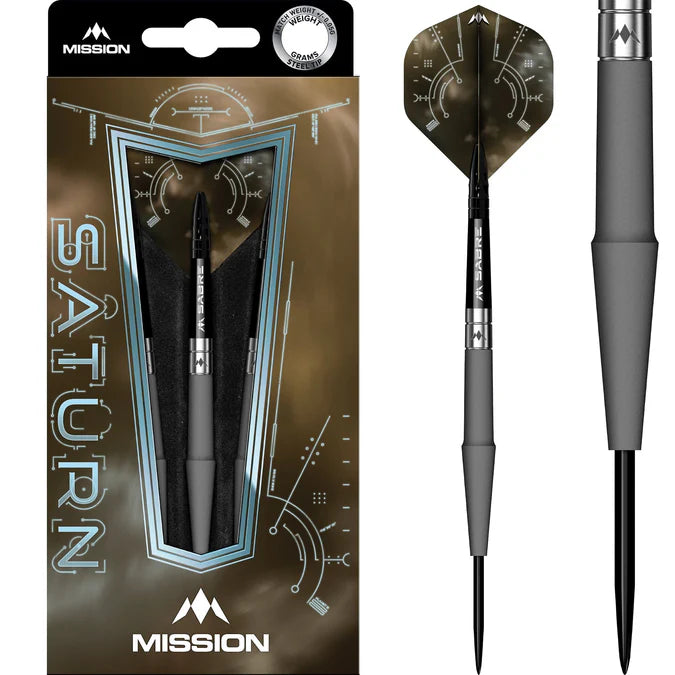 MISSION SATURN DARTS - STEEL TIP - 90% TUNGSTEN - HYPERION 24G