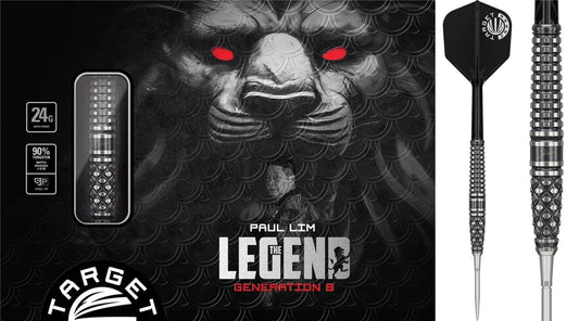 Target Paul Lim The Legend G8 Gen 8 90% Swiss Points Steeldarts 24 Gram