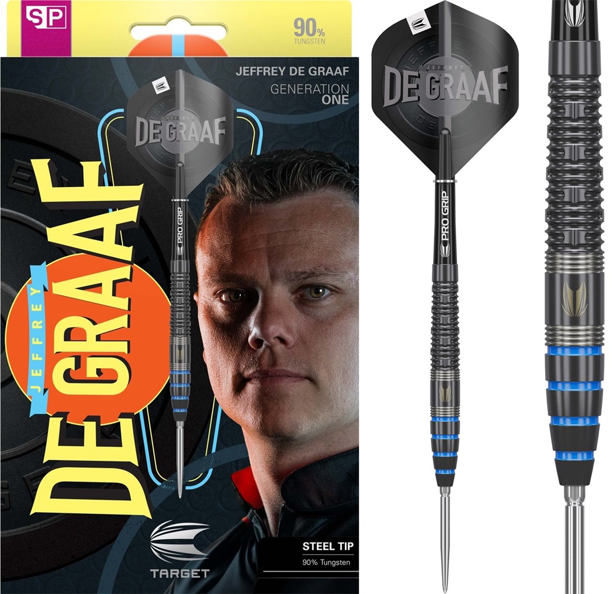 Target Jeffrey de Graaf 90% Steeldarts 23G