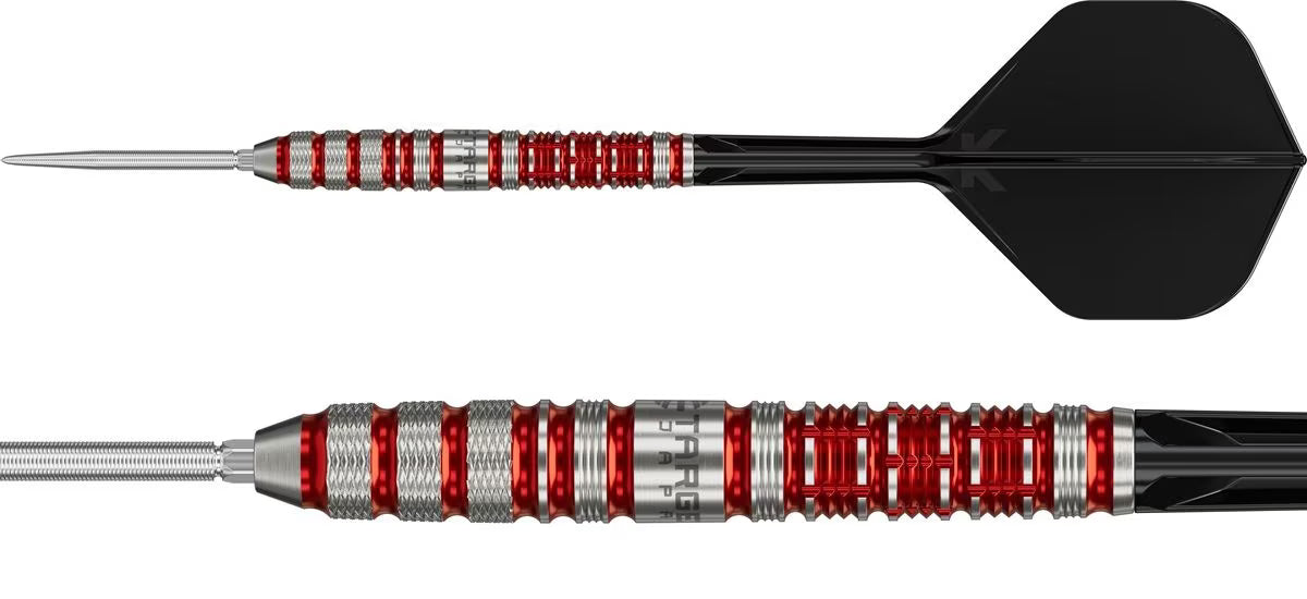 Target Black Marque Spinel 90% Swiss Points Steeldarts 23g