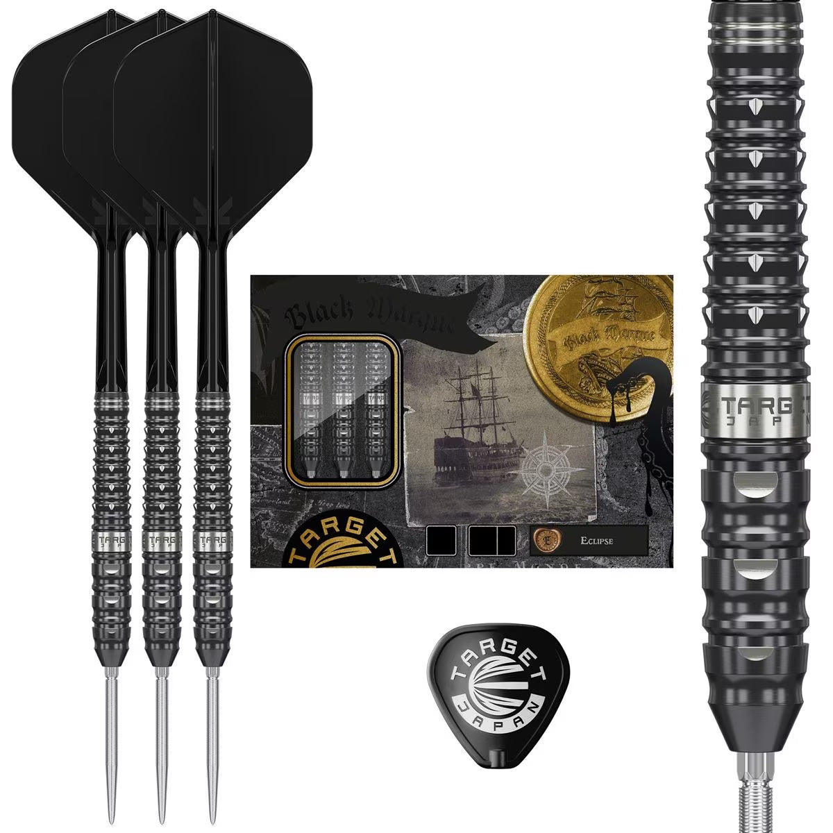 Target Black Marque Eclipse 90% Swiss Points Steeldarts 23g