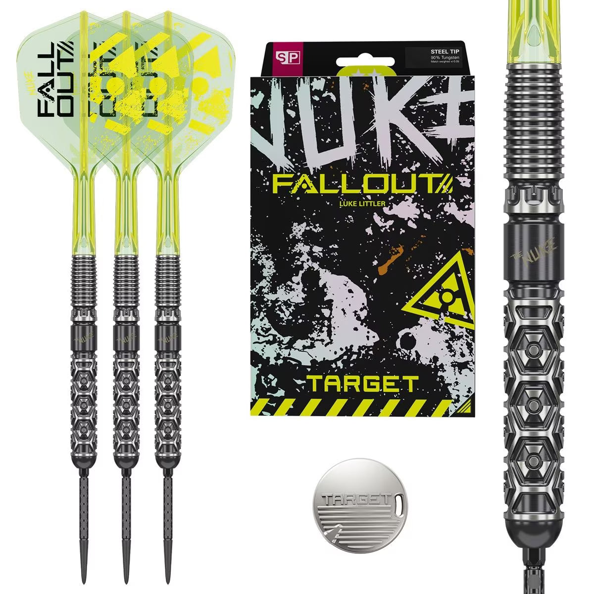 Target Luke Littler Fallout SP 90% Steeldarts 24G