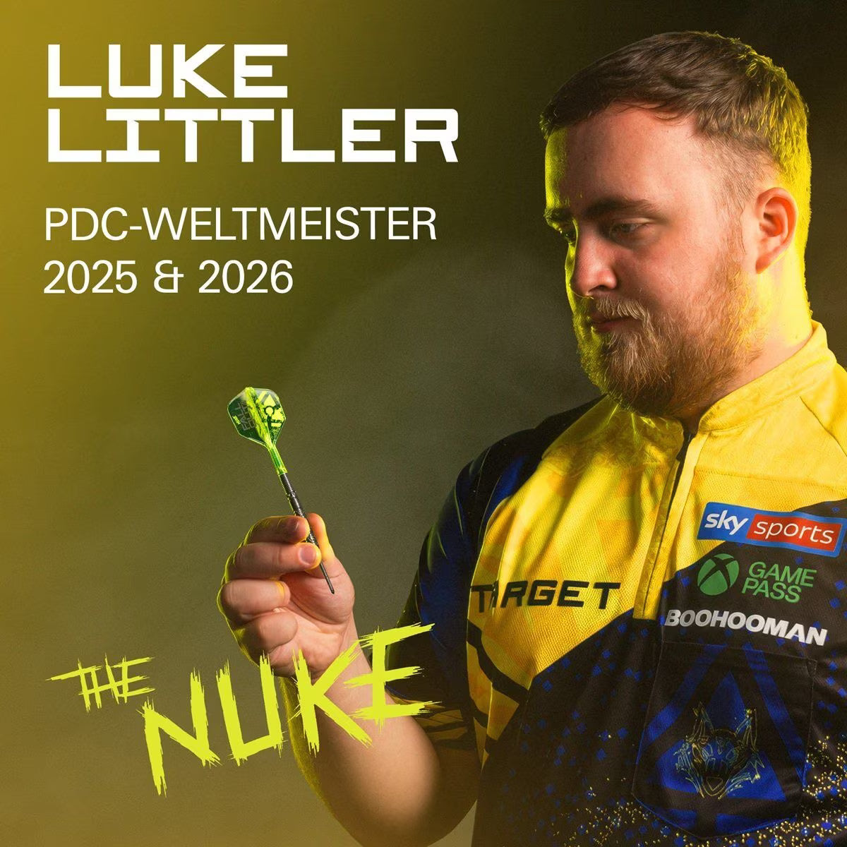 Target Luke Littler Fallout SP 90% Steeldarts 24G