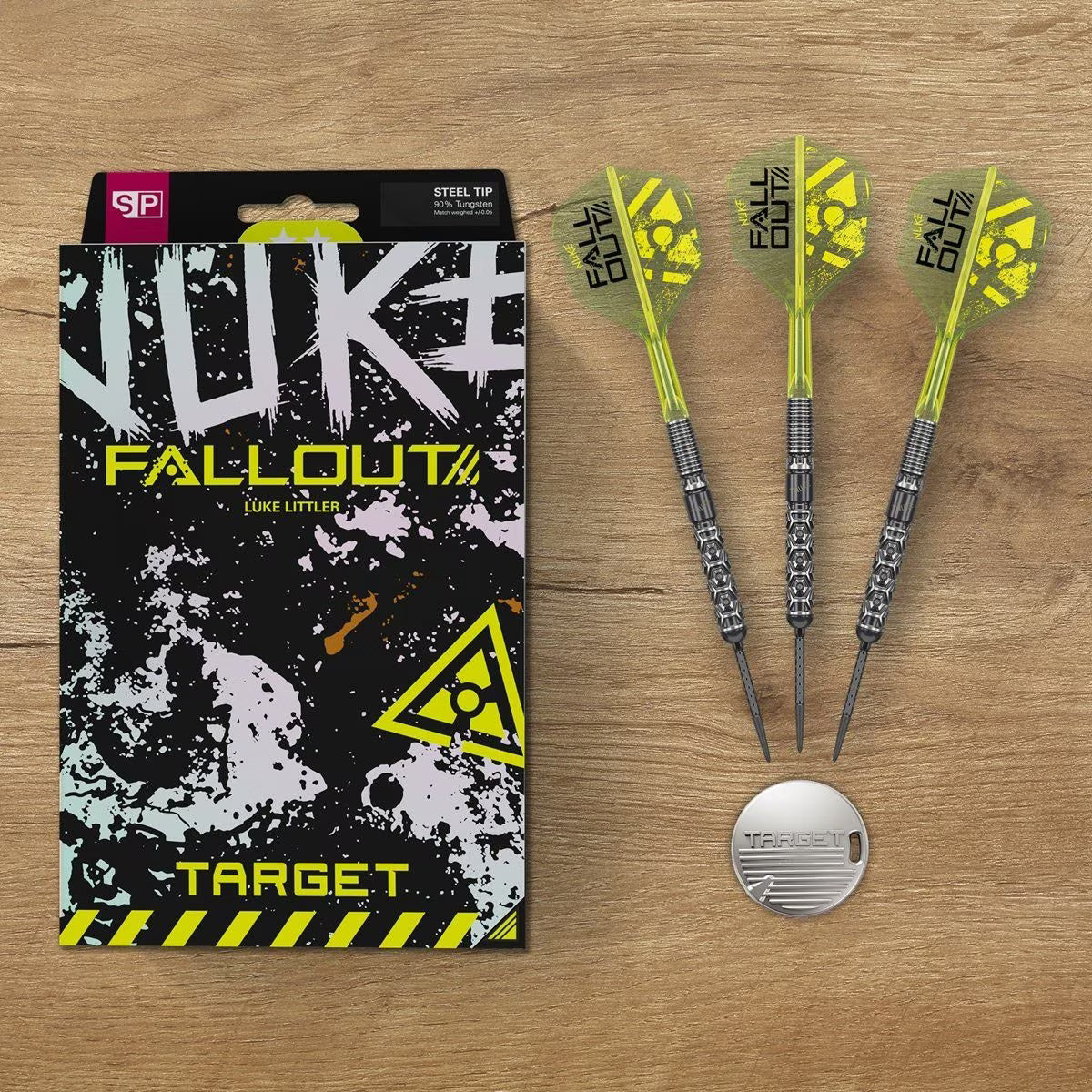 Target Luke Littler Fallout SP 90% Steeldarts 22G