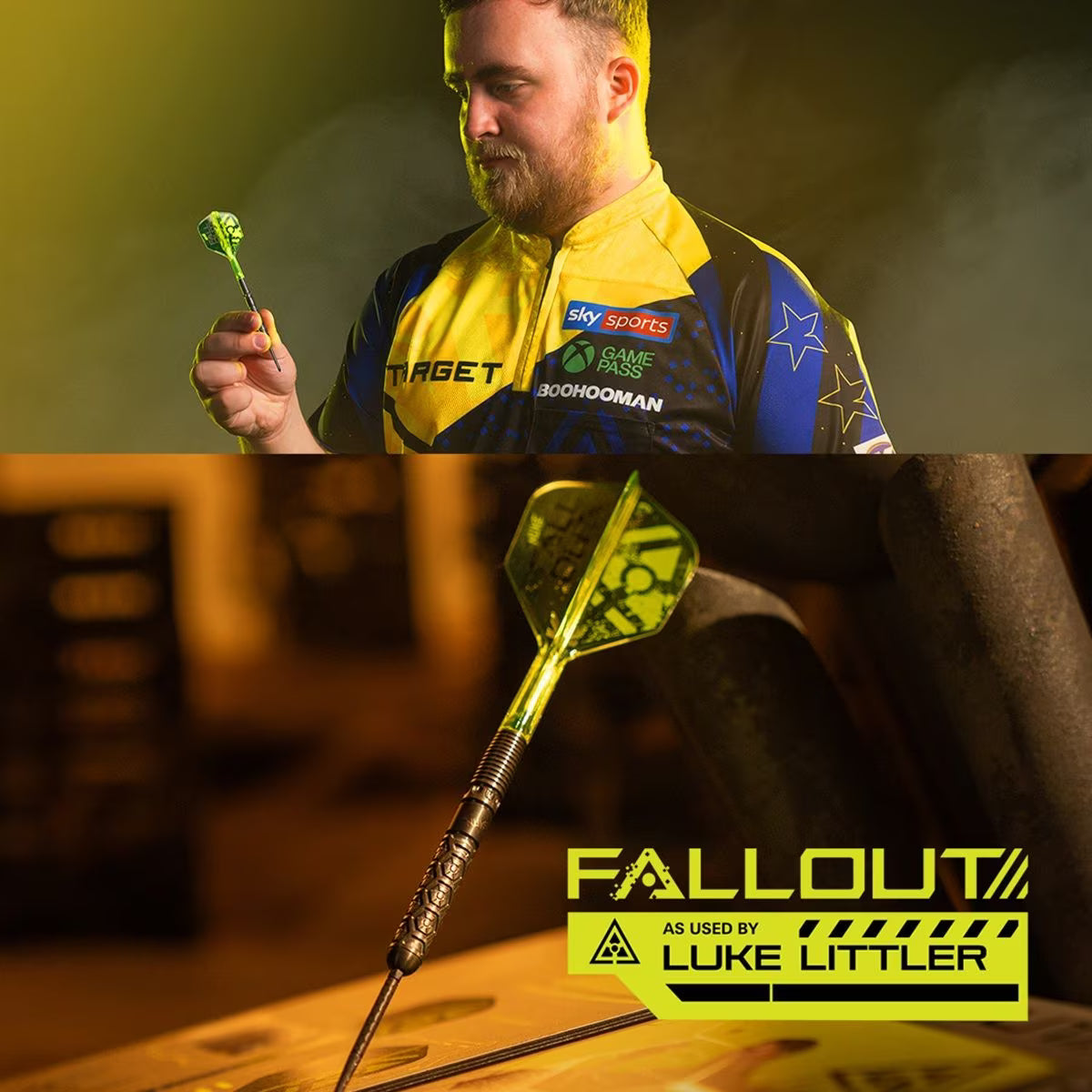 Target Luke Littler Fallout SP 90% Steeldarts 23G