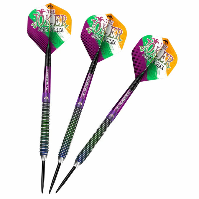 MISSION JOHN O SHEA DARTS - STEEL TIP - THE JOKER - CORAL 26G