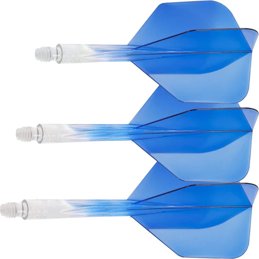 Condor - Condor AXE Gradient Dart Flights - Small - Clear Blue