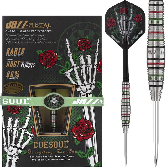 CUESOUL - STEEL TIP TUNGSTEN DARTS - JAZZ METAL - TORPEDO 23G