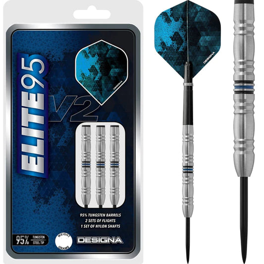 Designa - Designa Elite 95 V2 Darts - Steel Tip - M2 23G