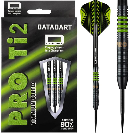 Datadart Pro Ti2 Darts - Steel Tip - Titanium Nitride 22G