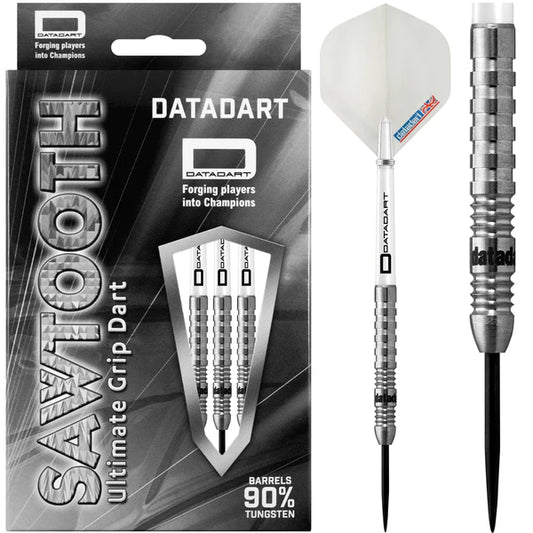 Datadart Sawtooth Darts - Steel Tip - Ultimate Grip 23G