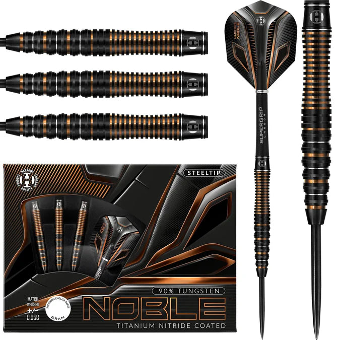 HARROWS NOBLE DARTS - STEEL TIP - RICH GOLD 23G