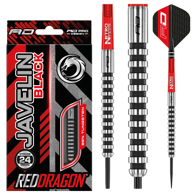 Red Dragon Darts Javelin Black 24G