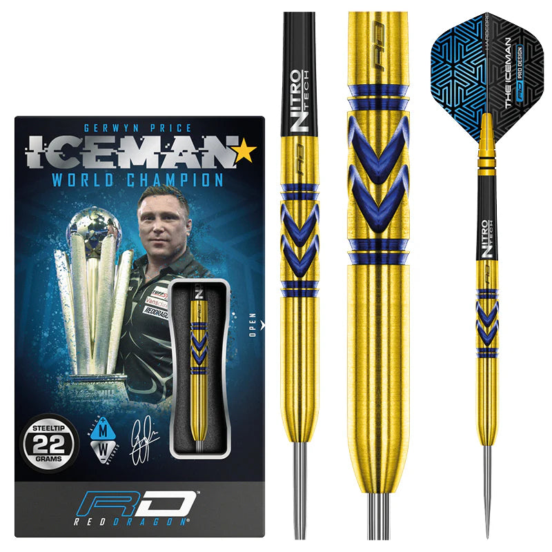 RED DRAGON DARTS GERWYN PRICE AVALANCHE GOLD 22G