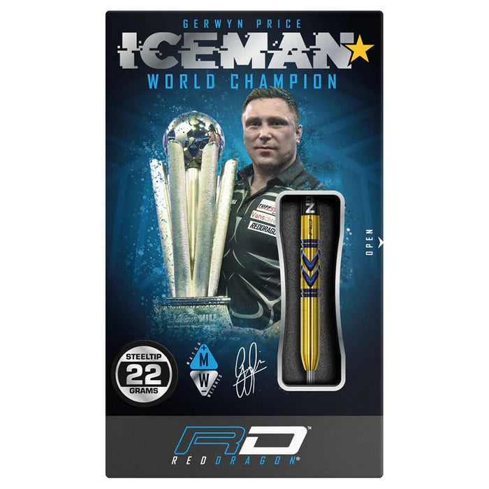 RED DRAGON DARTS GERWYN PRICE AVALANCHE GOLD 22G