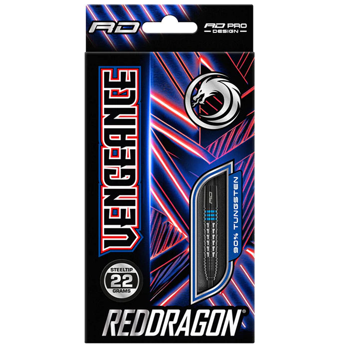 RED DRAGON DARTS VENGEANCE BLUE 22G