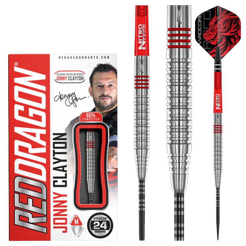 RED DRAGON DARTS JONNY CLAYTON ORIGINAL 2.0 24G