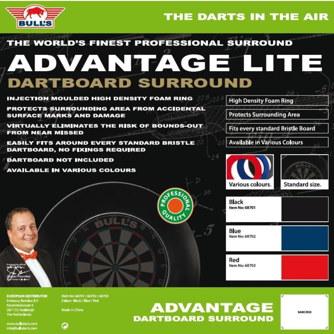 Bull's Dartboard Lite Surround Black