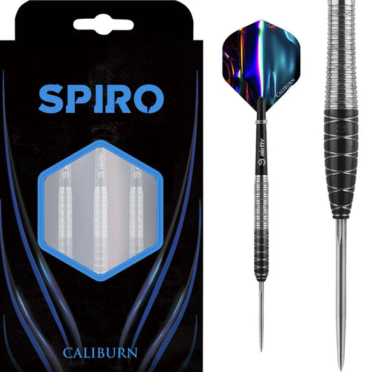 Caliburn Spiro Darts - Steel Tip - 90% Tungsten - S2 24g