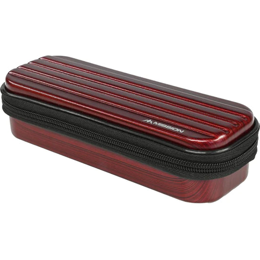 Mission ABS-1 Darts Case - Strong Protection - Metallic ruby red