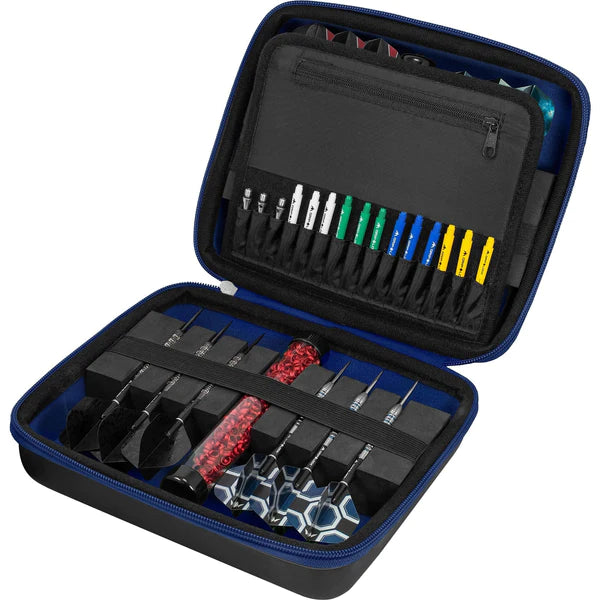 Mission Freedom Luxor Darts Case - Strong Protection black blue 4 x sets