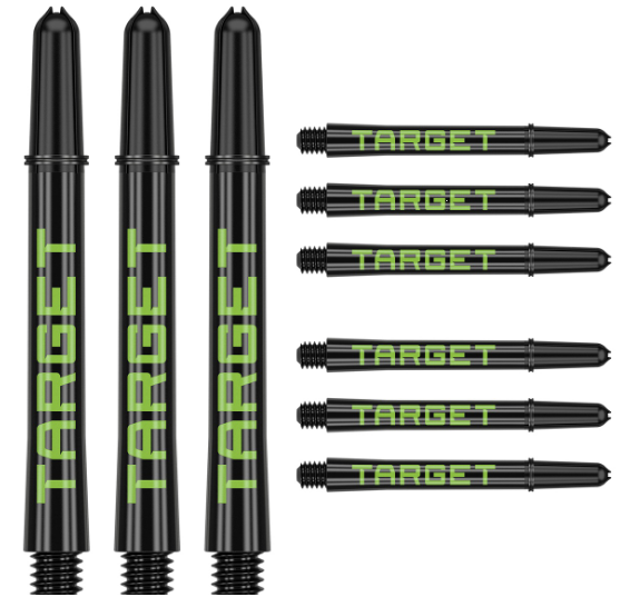 Target 3 Sets Pro Grip Shafts TAG Shafts BLACK GREEN 48MM