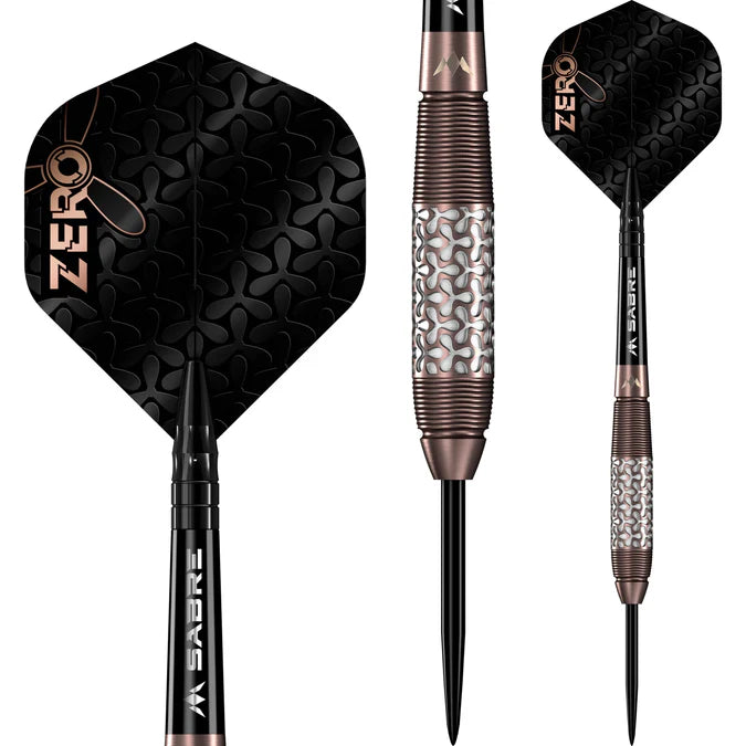 MISSION ZERO DARTS - STEEL TIP - 97.5% TUNGSTEN - BRONZE PVD 24G