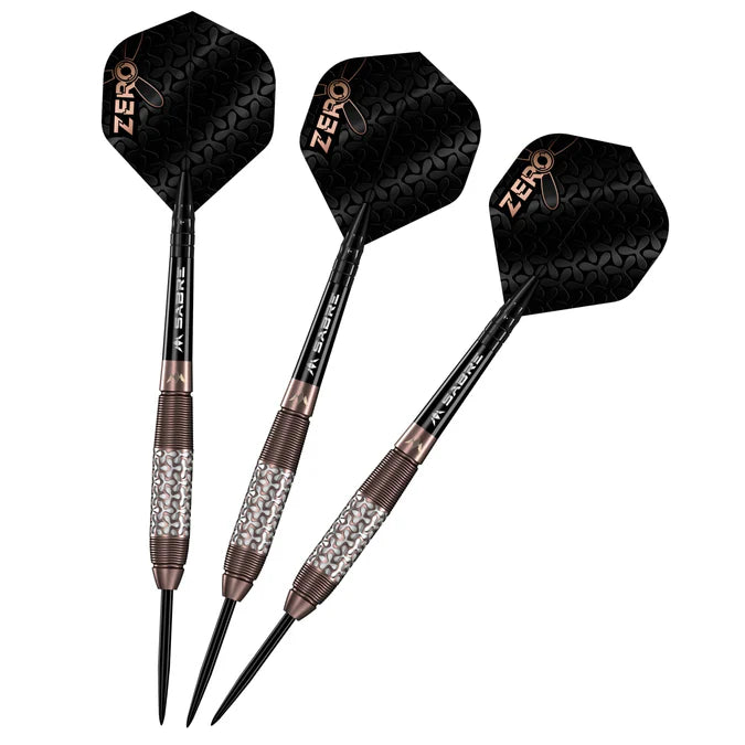 MISSION ZERO DARTS - STEEL TIP - 97.5% TUNGSTEN - BRONZE PVD 24G