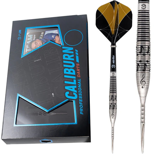 Caliburn Player Darts - Steel Tip - 90% - Black Rings - Melody 23G