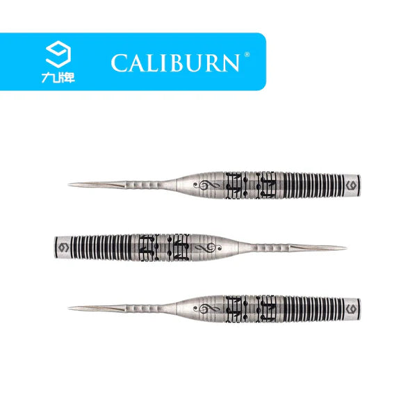 Caliburn Player Darts - Steel Tip - 90% - Black Rings - Melody 23G