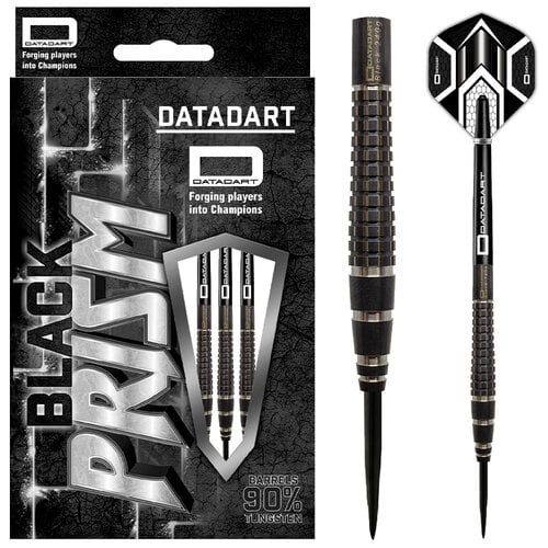 DATADART BLACK PRISM 90% STEEL TIP DARTS 23G